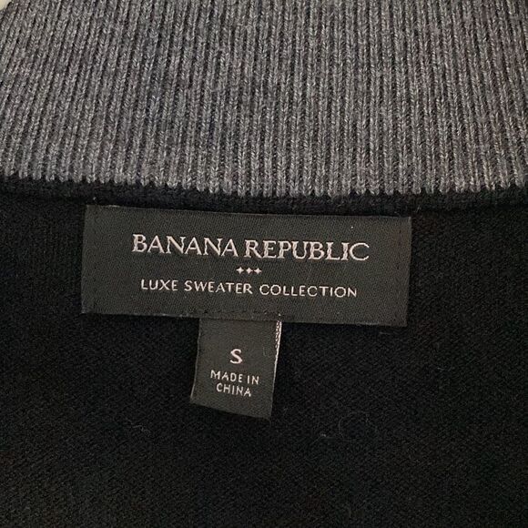 Banana Republic Luxe Sweater Black size Small - Picture 2 of 3